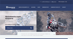 Desktop Screenshot of husqvarna-motocykle.pl